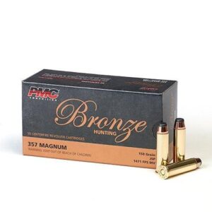 PMC Bronze Handgun Ammunition .357 Mag 158 gr JSP 1471 fps 50/ct
