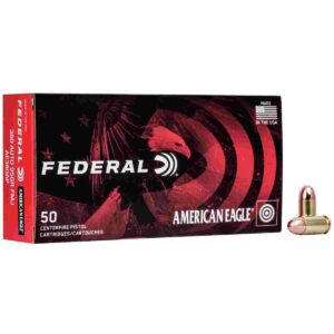 American Eagle Handgun Ammunition .380 ACP 95 gr FMJ 980 fps 50/ct