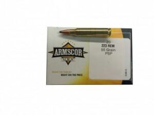 Armscor Rifle Ammunition .223 Rem 55 gr PSP 3050 fps 20/ct